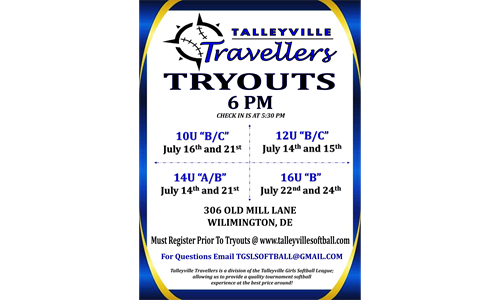 Talleyville Travellers Tryouts
